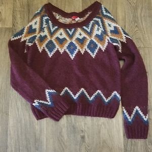 Divided Wool and Mohair Blend Sweater Sz 10